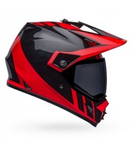 BELL Helmet MX-9 ADVENTURE MIPS DASH BLACK/RED