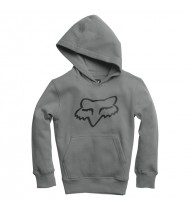 Youth Legacy Pullover Fleece Heather Graphite