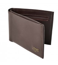 Bifold Leather Wallet Brown