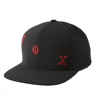 Chop Shop Snapback Hat Black