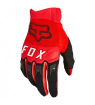 Dirtpaw Gloves Fluo Red