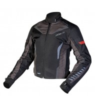 Ozone Robber Lady Black/Grey Textile Motorcycle Jacket