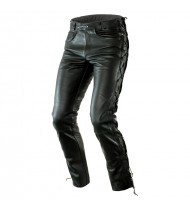 Ozone Heavy Black Motorcycle Leather Pants