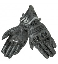 Ozone Drop Evo CE Black Motorcycle Leather Gloves