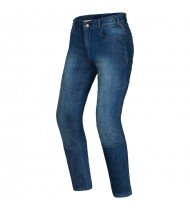 Ozone Star II Washed Blue Motorcycle Jeans