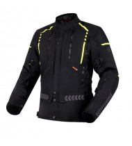 Ozone Tour II Black/Flo Yellow Textile Motorcycle Jacket
