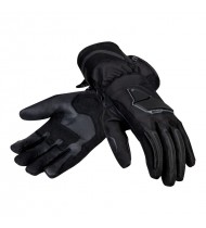 Ozone Touring Wp Black Leather Motorcycle Gloves