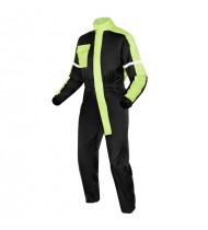 Ozone Motorcycle Waterpoof Suit Oz-141 Black/Fluo Yellow