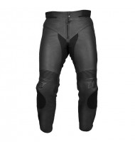 Rebelhorn Stroke Black Leather Motorcycle Pants