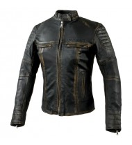 Rebelhorn Hunter Lady Black Leather Motorcycle Jacket