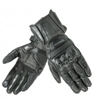 Rebelhorn Blaze Pro Black Leather Motorcycle Gloves