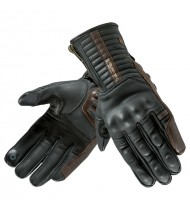 Rebelhorn Opium II Retro CE Black Leather Motorcycle Gloves
