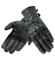Rebelhorn Opium II CE Black Leather Motorcycle Gloves