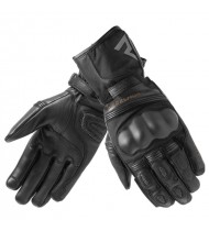 Rebelhorn Patrol WP Black Leather Motorcycle Gloves
