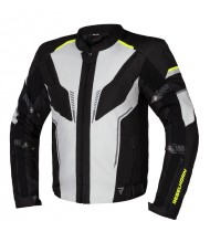 Rebelhorn Blast Ice/Black/Flo Yellow Textile Motorcycle Jacket