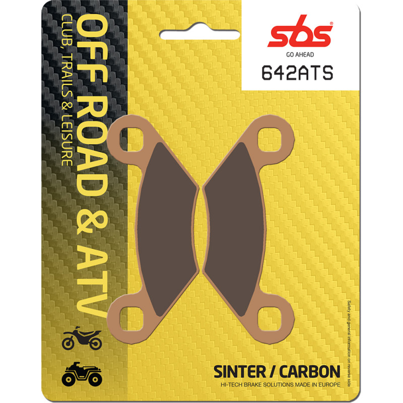 SBS Brakepads Sintered Atv