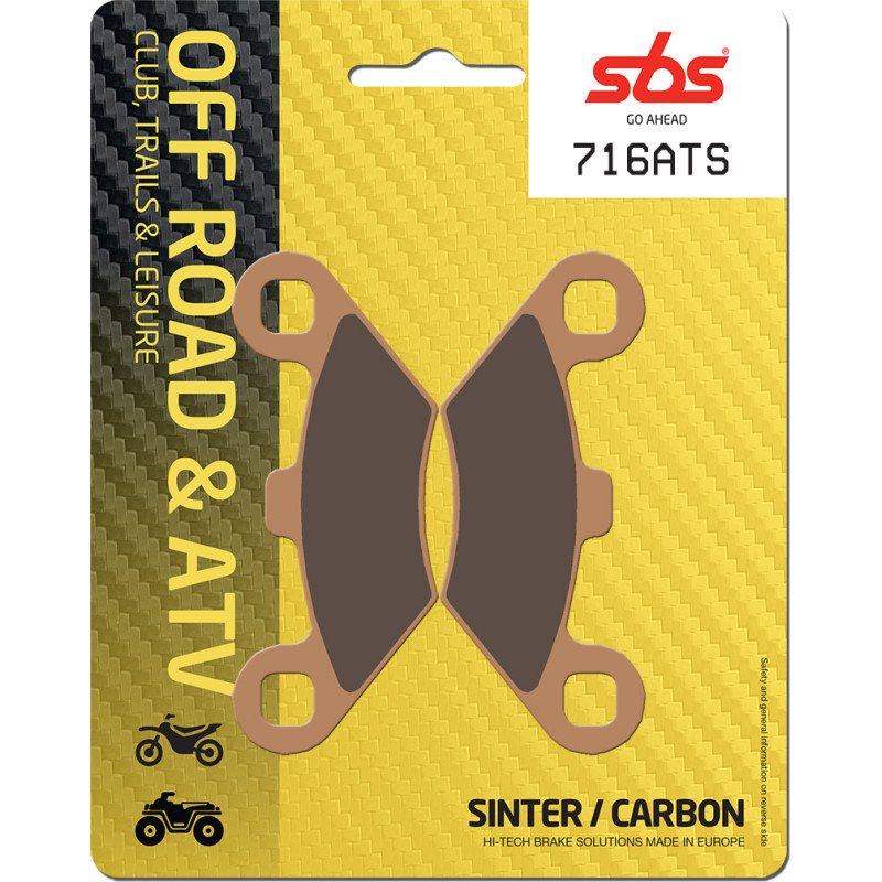 SBS Brakepads Sintered Atv