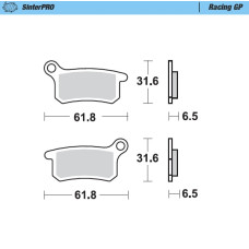 Moto Master Moto-Master Brakepads KTM 65 '02-22