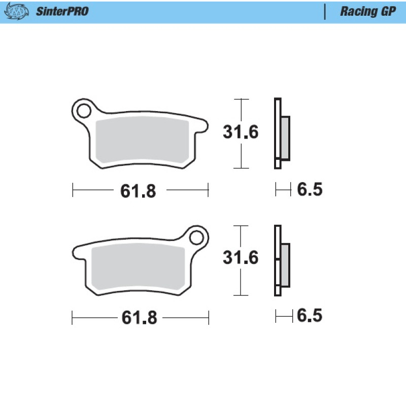 Moto Master Moto-Master Brakepads KTM 65 '02-22