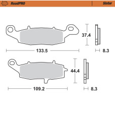 Moto Master Moto-Master Brakepads RoadPRO Sinter front
