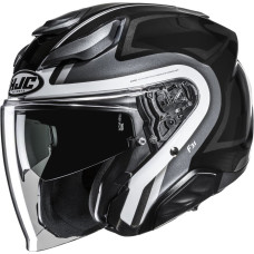 HJC Helmet F31 Bask Black/White MC5