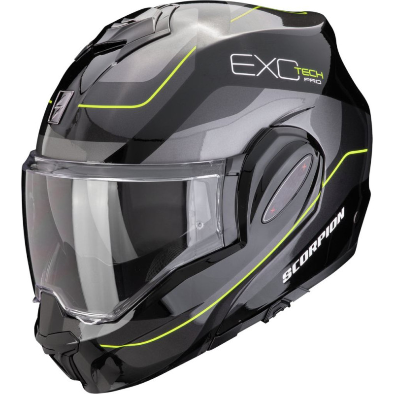 SCORPION Helmet EXO-TECH EVO PRO Commuta black/yellow