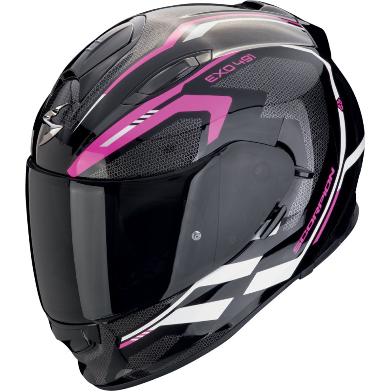 Scorpion Helmet EXO-491 KRIPTA Black-Pink-White