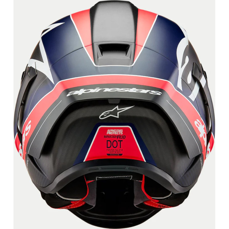 Alpinestars Helmet Supertech R10 Team Black/Carb/Bl&aring;/White