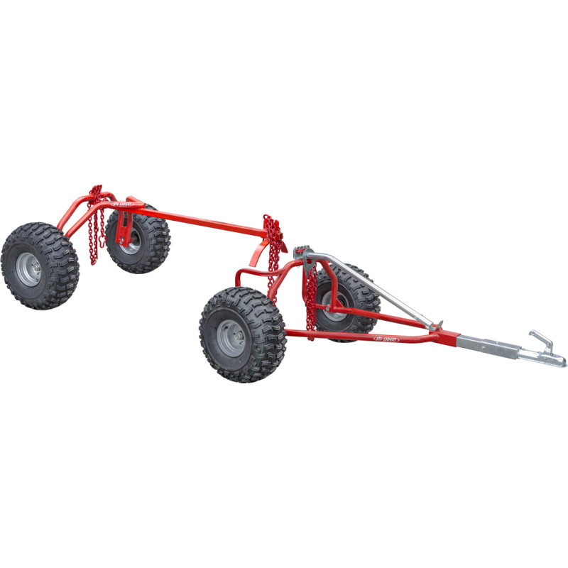 Ultratec Logging trailer + rear trailer (incl. 3 pcs choker chains)