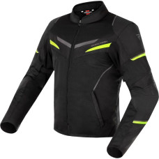 Rebelhorn FLUX BLACK FLUO YELLOW TEXTILE MOTORCYCLE JACKET
