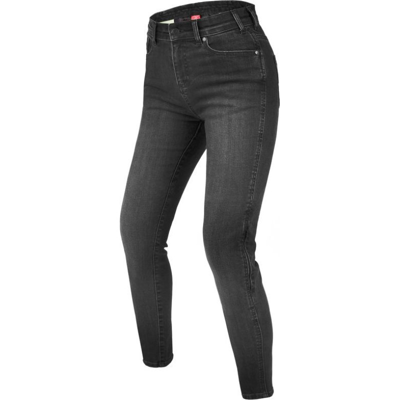 Rebelhorn CLASSIC 3 WOMEN WASHED BLACK MOTORCYCLE JEANS SLIM FIT 26/32