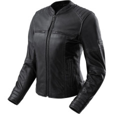 Rebelhorn HUNTER 2 WOMEN BLACK LEATHER MOTORCYCLE JACKET WXS