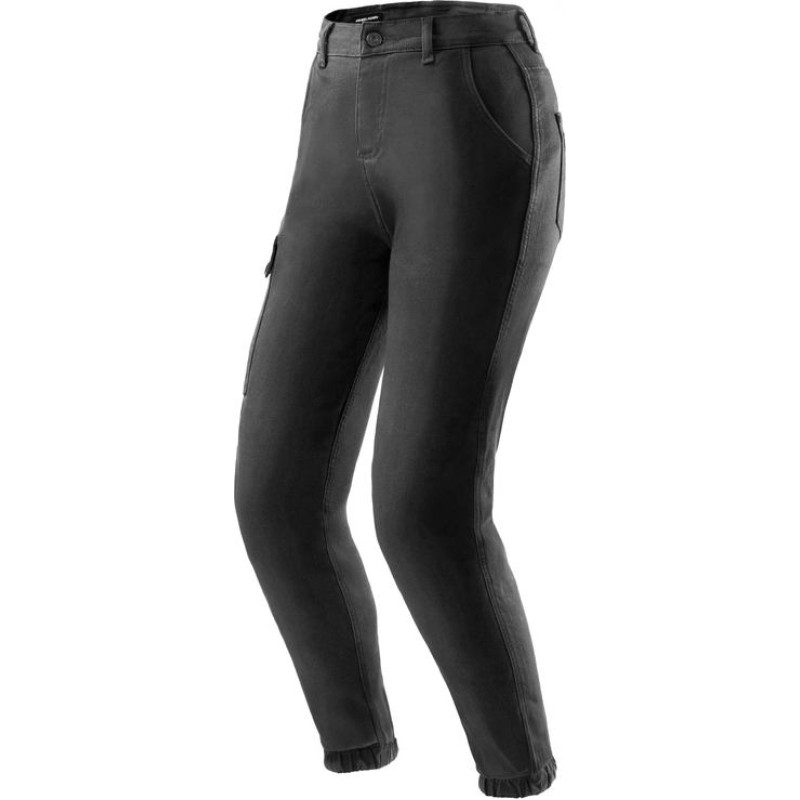 Rebelhorn FASTER WOMEN BLACK MOTORCYCLE JEANS 24/30