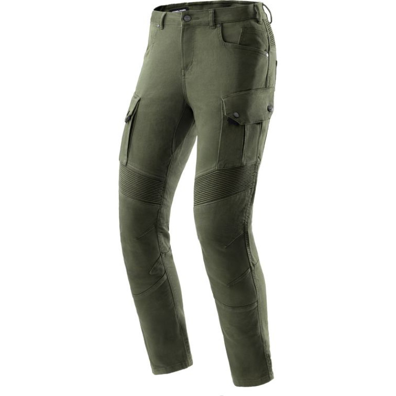 Rebelhorn FASTER OLIVE GREEN MOTORCYCLE JEANS