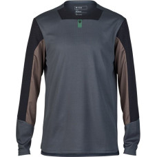FOX LONG SLEEVE FOX DEFEND GRAPHITE CYCLING JERSEY