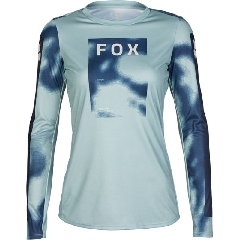 FOX LONG SLEEVE FOX LADY RANGER TAUNT GUNMETAL S CYCLING JERSEY