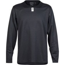 FOX JUNIOR DEFEND BLACK LONG SLEEVE CYCLING JERSEY