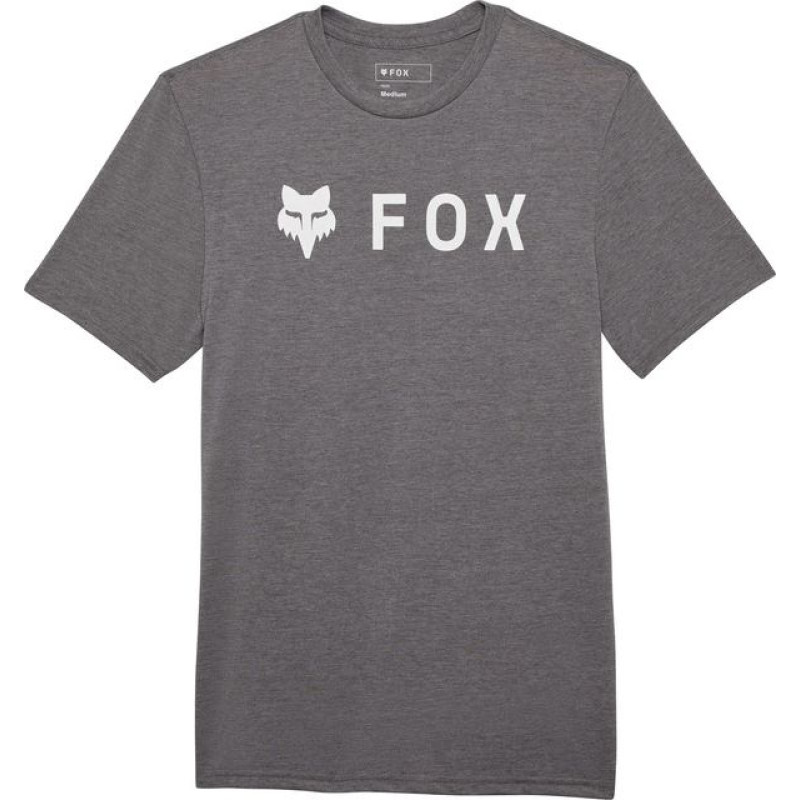 FOX T-SHIRT FOX ABSOLUTE TECH TEE HEATHER GRAPHITE