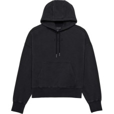FOX LADY WORDMARK OVERSIZED FLEECE PO BLACK XS HOODIE