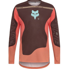 FOX BICYCLE SHIRT LONG-SLEEVED FOX FLEXAIR ELEVATED COCOA