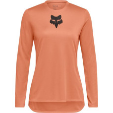 FOX BICYCLE SHIRT LONG-SLEEVED FOX LADY RANGER FOX HEAD CORAL