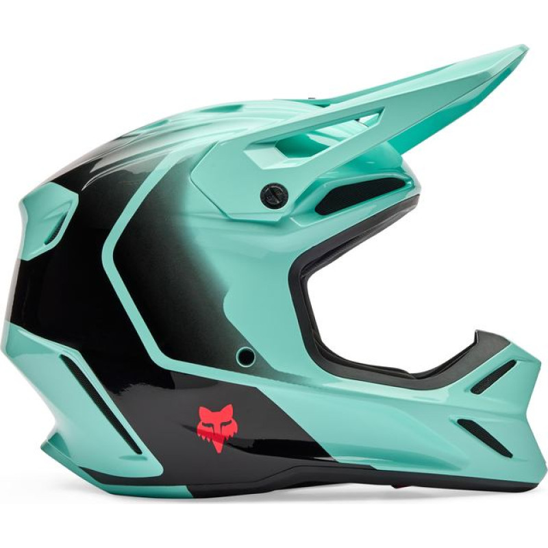 FOX HELMET FOX V3 DRIP TURQUOISE