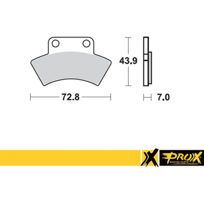 Prox Rear Brake Pad Polaris Scrambler/Sportsman 400 '94-97