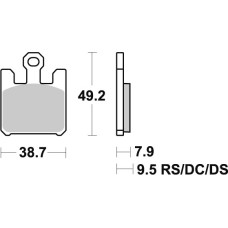 SBS Brakepads Dual Sinter