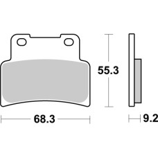 SBS Brakepads Ceramic