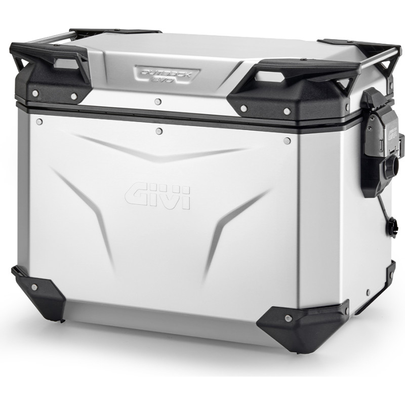 Givi Trekker Outback EVO Anodized Alu side-case Left 48ltr sold without lock