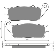 Goldfren Brake Pads 014 Ceramic Carbon S3