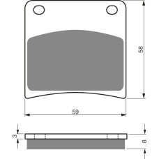 Goldfren Brake Pads 027 Ceramic carbon AD