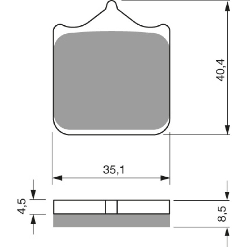 Goldfren Brake Pads 304 Ceramic Carbon S3