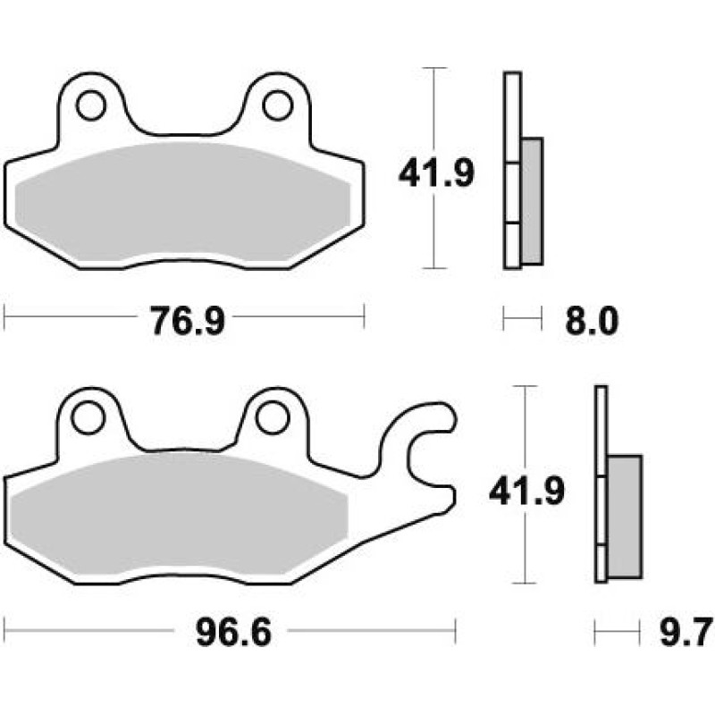 SBS Brakepads Sintered Offroad